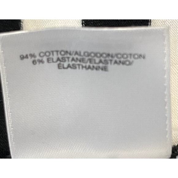 ANNE KLEIN SPORT T-SHIRT, WOMENS, S, BLACK & WHITE STRIPES, SHORT SLEEVES - Picture 8 of 10